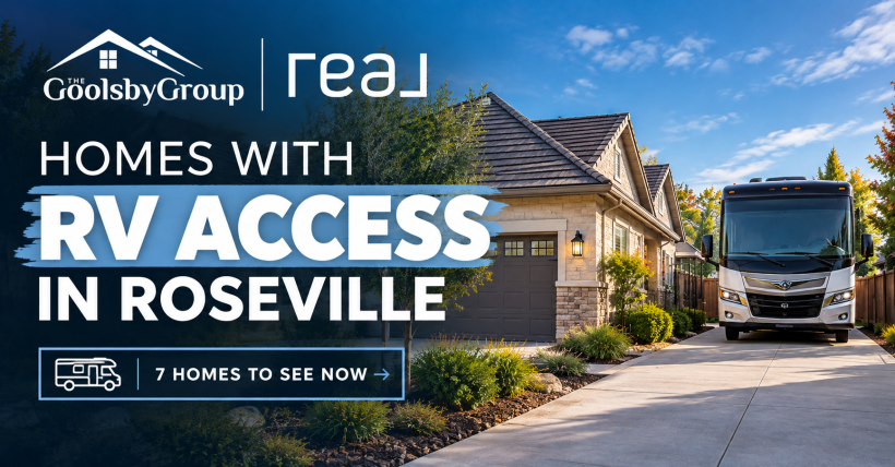 Homes With RV Access in Roseville
